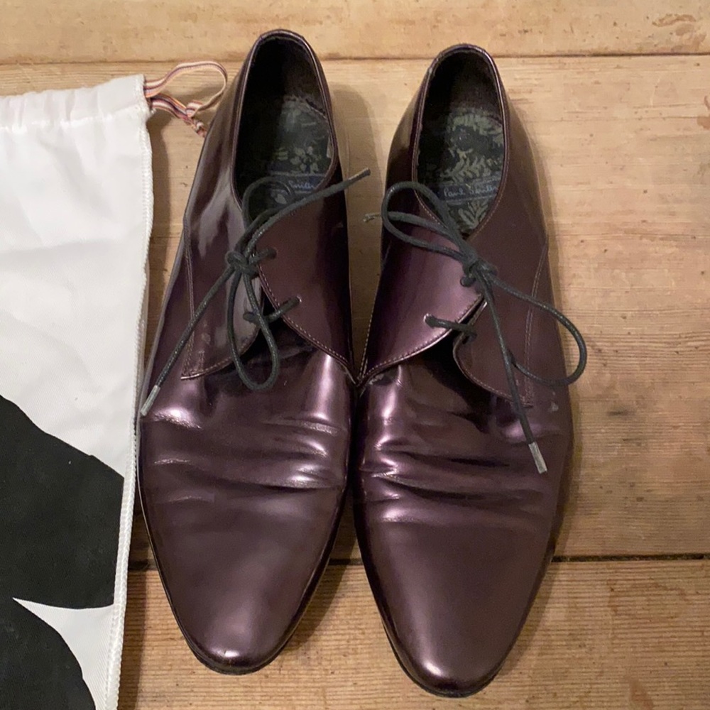 Paul Smith oxfords oily purple